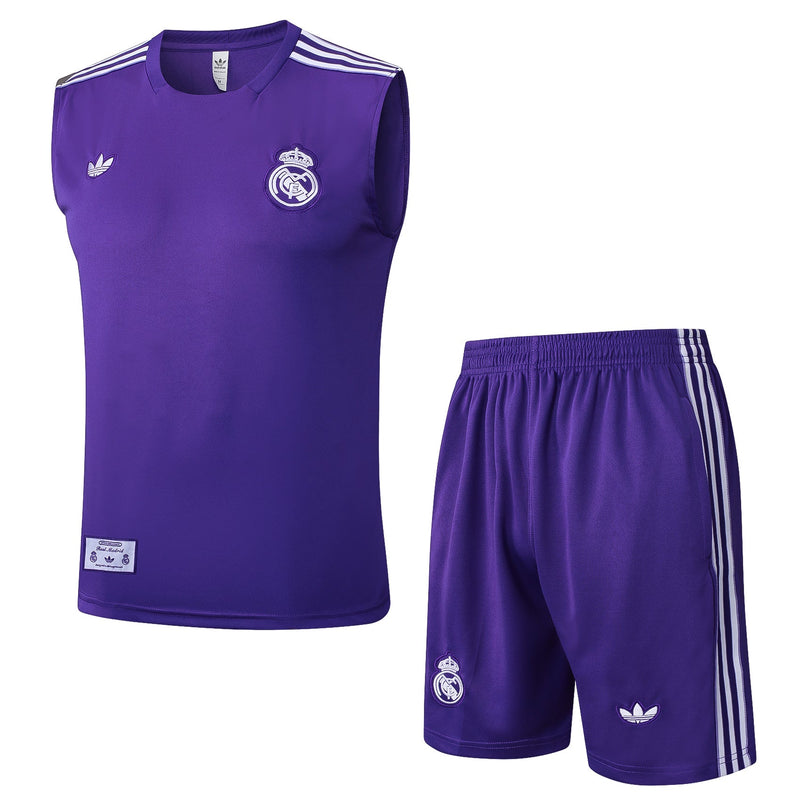 CONJUNTO ENTRENAMIENTO VERANO REAL MADRID 25/26 HOMBRE
