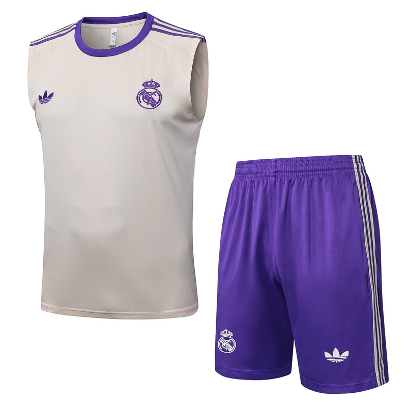 CONJUNTO ENTRENAMIENTO VERANO REAL MADRID 25/26 HOMBRE