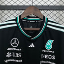CAMISETA F1 MERCEDES 2025 NEGRA
