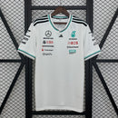 CAMISETA F1 MERCEDES 2025 BLANCA