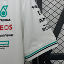 CAMISETA F1 MERCEDES 2025 BLANCA