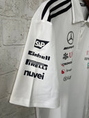 POLO F1 MERCEDES 2025 BLANCA